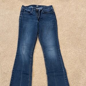 Lee Women's Dark Blue Flare Jeans